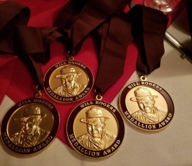 Four Gold Medals from Will Rogers Medallion Award for Western Humor